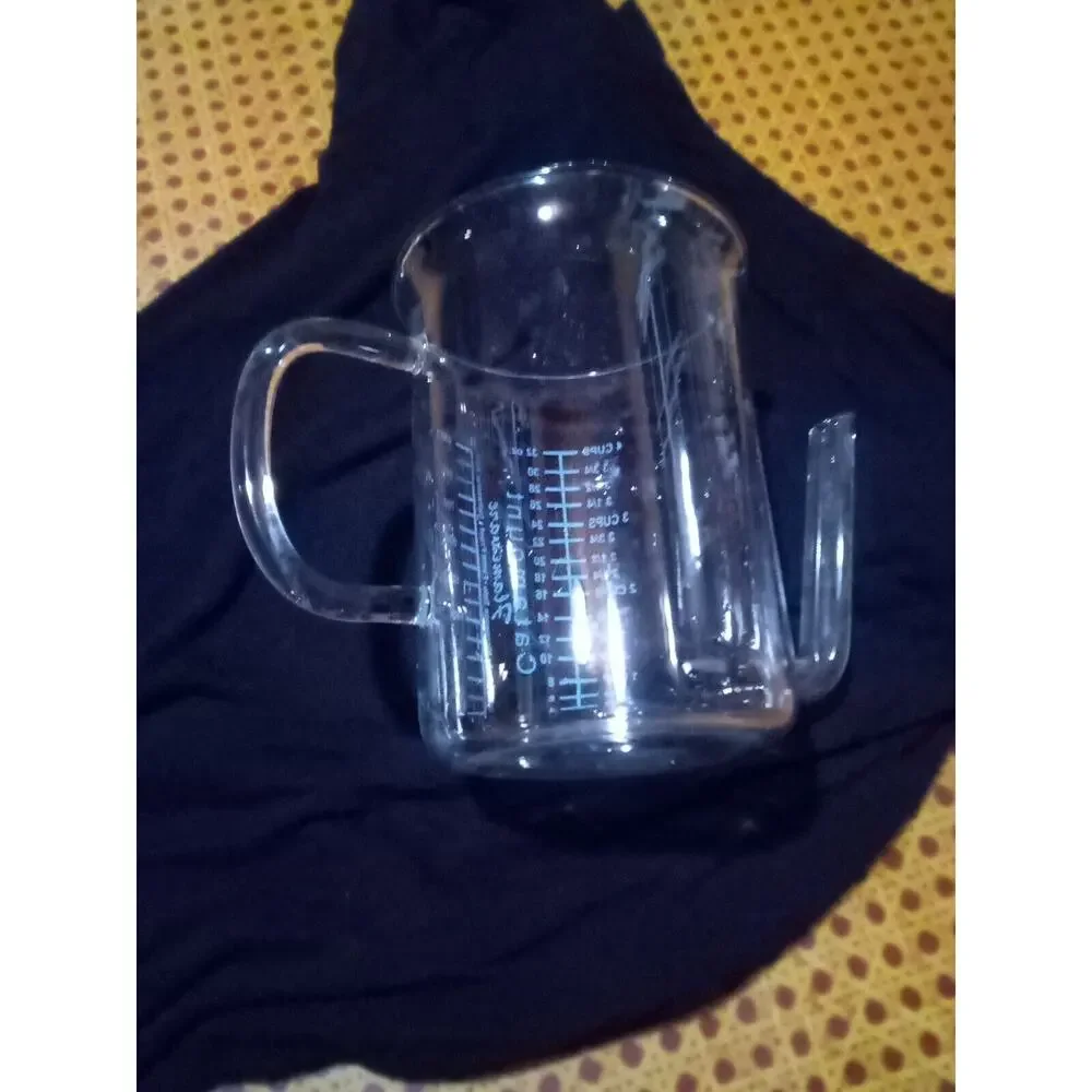 CATAMOUNT GLASS Fat Gravy Separator Measuring Beaker 4 Cup 32oz USA 900ml